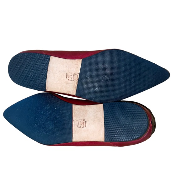 John Fluevog Presence Impulse Red flats. Size  7 *Discontinued styles GUC - Picture 10 of 12